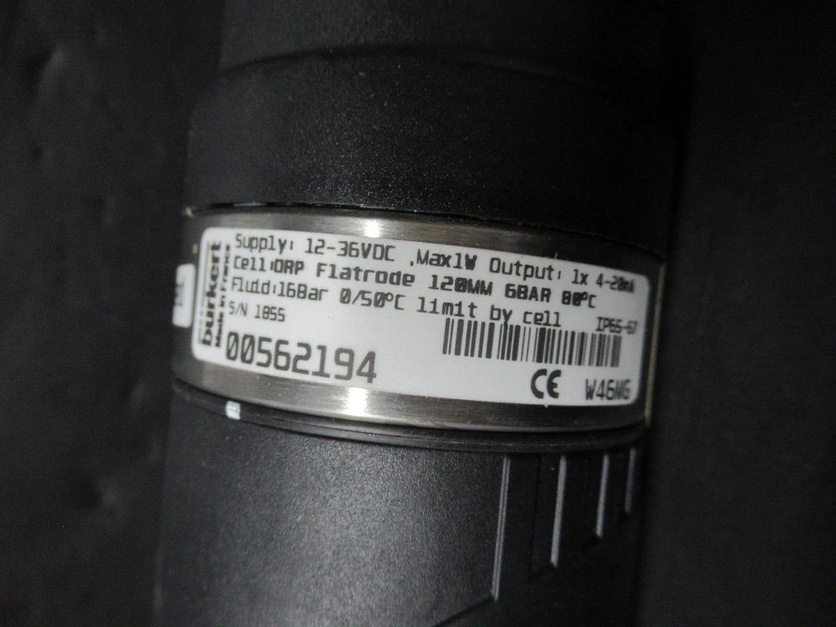 NEW SURPLUS BURKERT FLAT-TRODE-ORP-120 00562194 NEUTRINO ELECTRODE