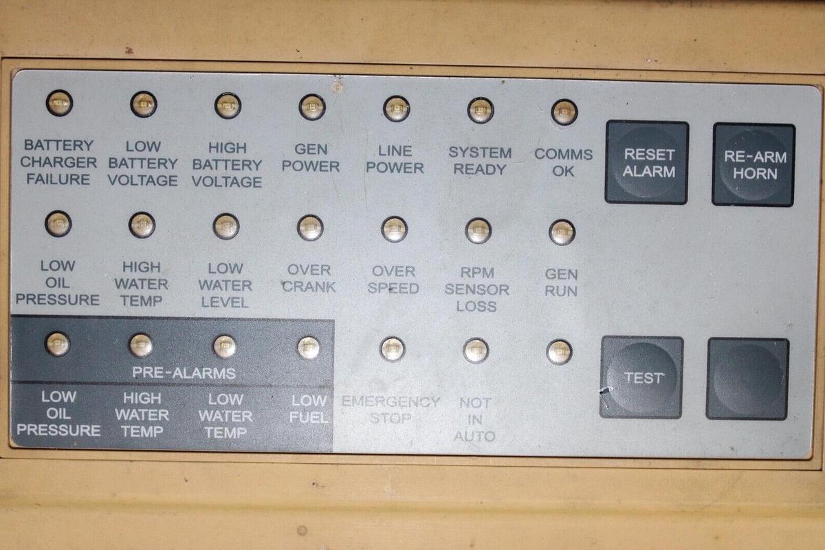 Used GENERAC LIGHT REMOTE ANNUNCIATOR ALARM CONTROL MODULE 0G5719 0G4525