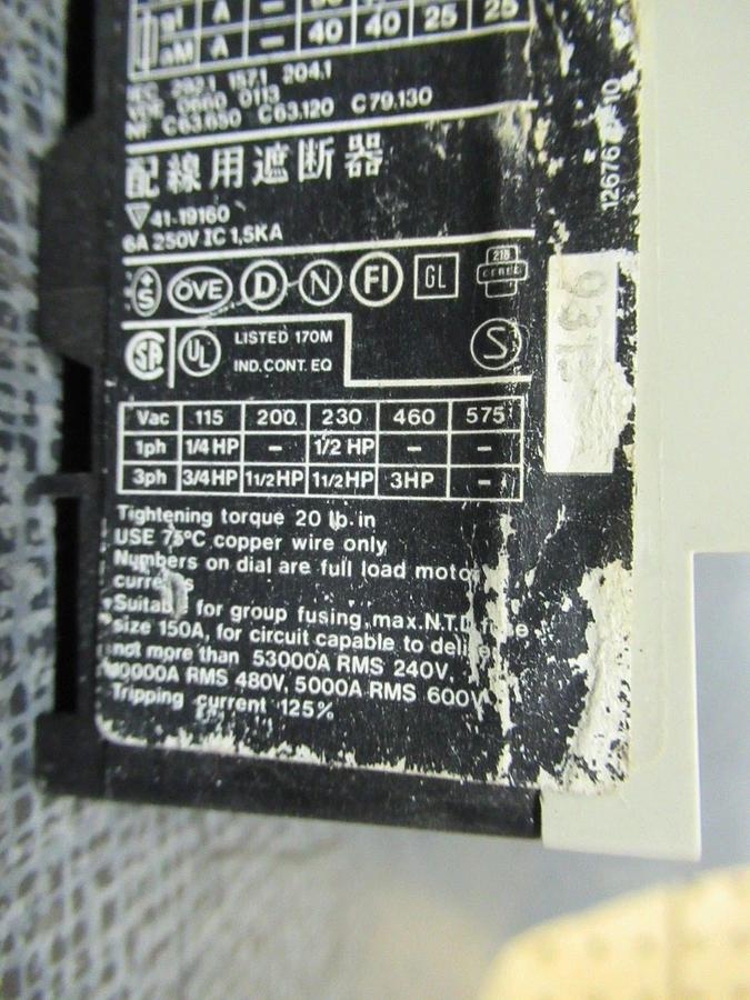 Used SCHNEIDER MANUAL MOTOR STARTER GV1-M10 660V 25A 7.5HP COIL: 24V **WARRANTY**