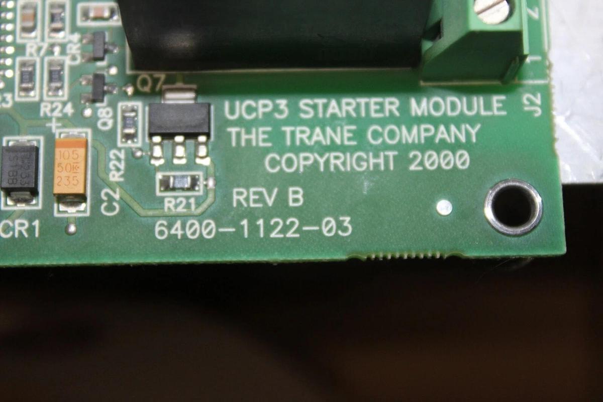 Used TRANE UCP3 STARTER MODULE 6400-1122-03 REV. B X13650741-10 REV. G *WARRANTY*
