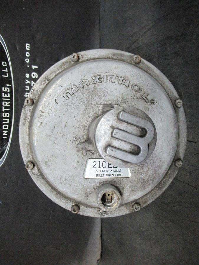 Used MAXITROL ZERO GOVERNOR AIR/GAS REGULATOR 210EZ 5 PSI **WARRANTY INCLUDED**