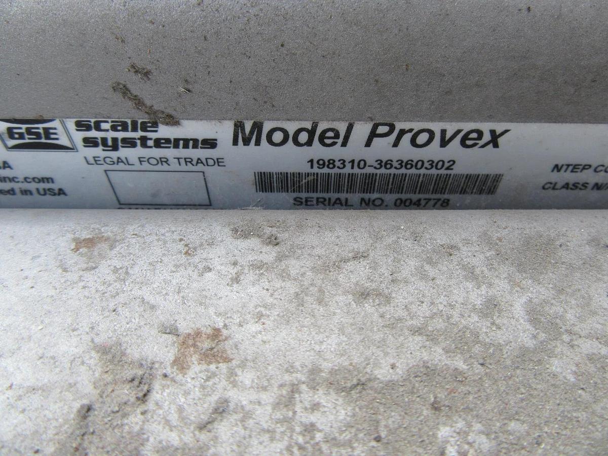 Used 3' X 3' SPX / GSE PROVEX PORTABLE FOOD GRADE STAINLESS FLOOR SCALE FAIRBANKS