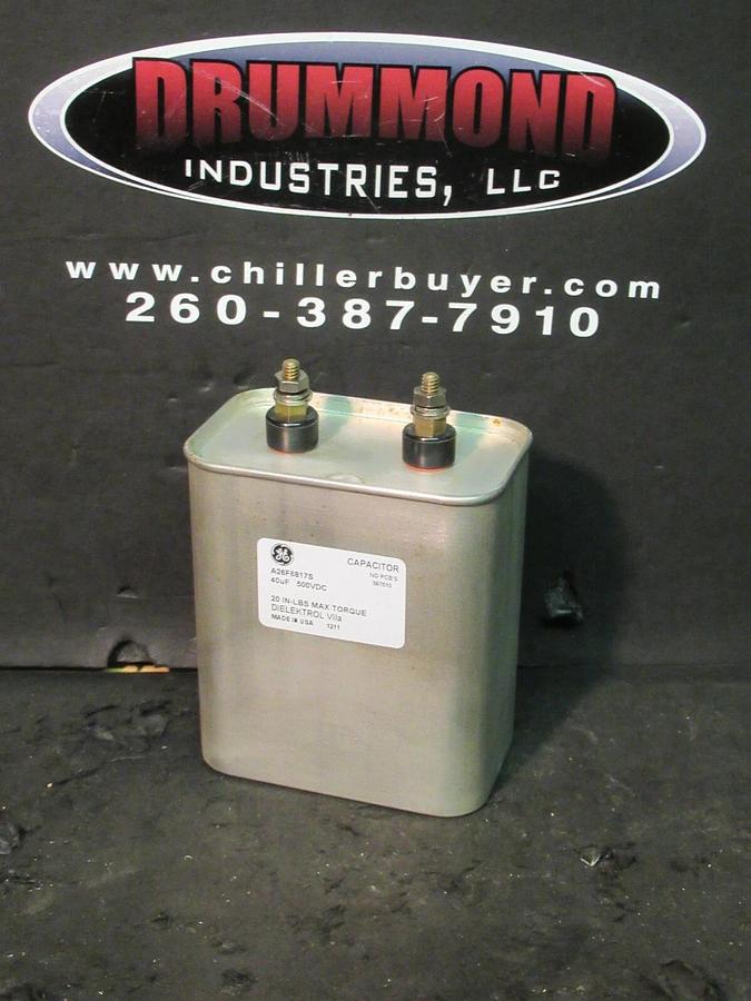 Used GENERAL ELECTRIC DIELEKTROL CAPACITOR A26F6817 40 uF 500 VDC *WARRANTY*