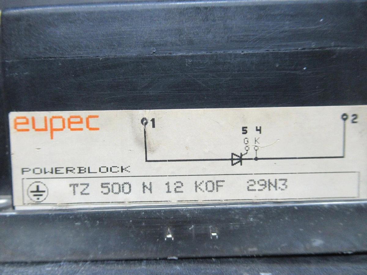 Used EUPEC POWERBLOCK IGBT POWER MODULE TZ500N12KOF-29N3 **WARRANTY INCLUDED**