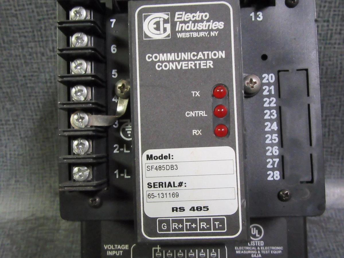 Used ELECTRO INDUSTRIES FUTURA + SERIES CPU1000 MULTIFUNCTION POWER 600/5A