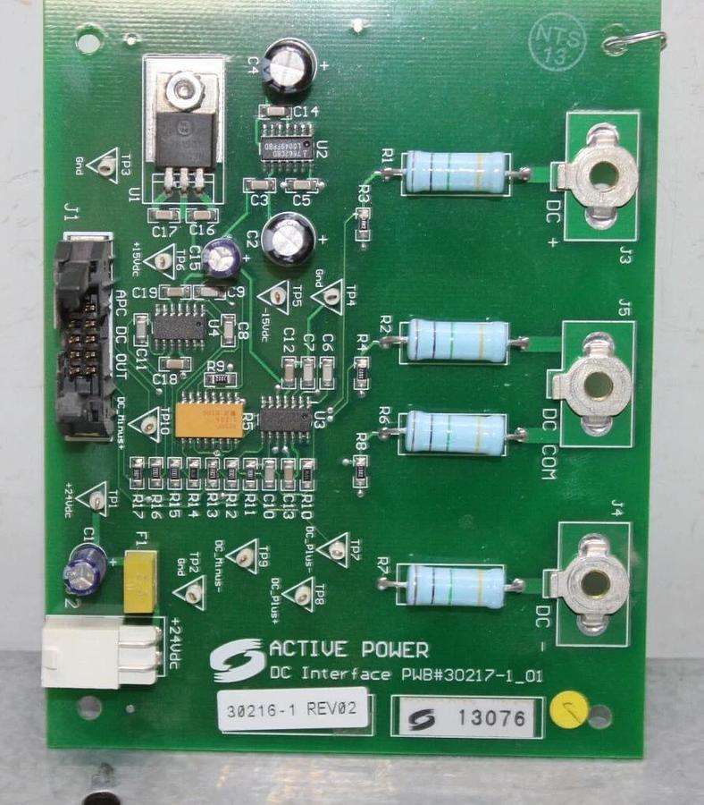 Used ACTIVE POWER DC INTERFACE PWB 30217-1_01 30216 REV. 02 **WARRANTY INCLUDED**