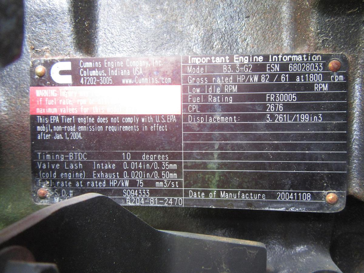 Used 50 KW DIESEL GENERATOR CUMMINS 120/240V B3.3 G2 RECONNECTABLE VIDEO ENCLOSED