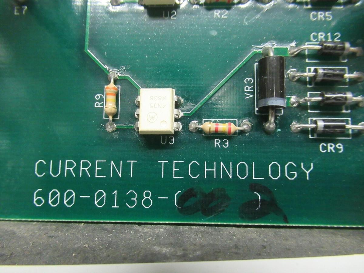 CURRENT TECHNOLOGY INDICATOR BOARD 600-0138-100 600-0138-002 **WARRANTY**