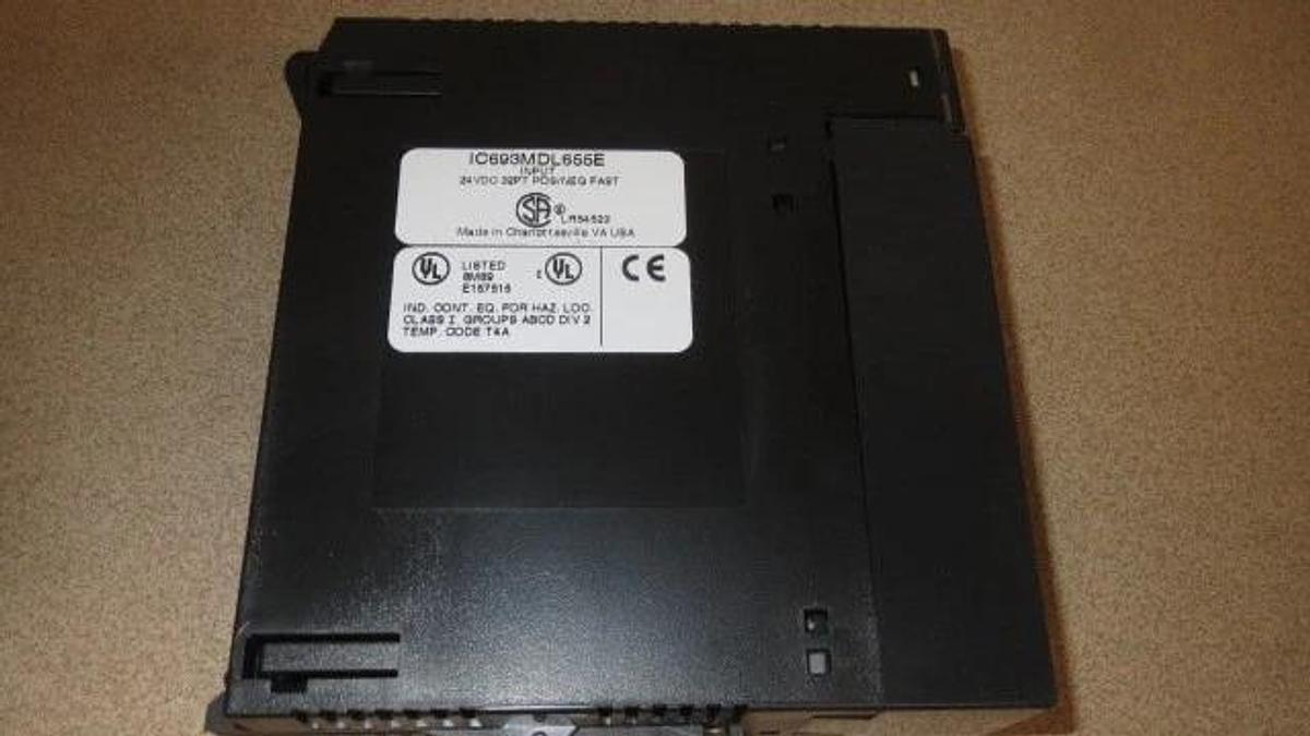Used GE FANUC 90-30-- INPUT POS/NEG, 24 VDC-- IC693MDL655E **WARRANTY INCLUDED**