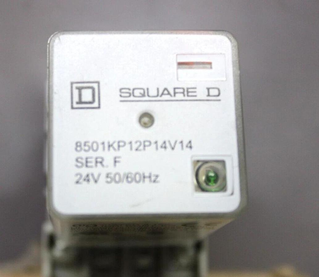 Used SQUARE D RELAY 8501KP12P14V14 24 VOLT 50/60 HZ 12 AMP **WARRANTY**