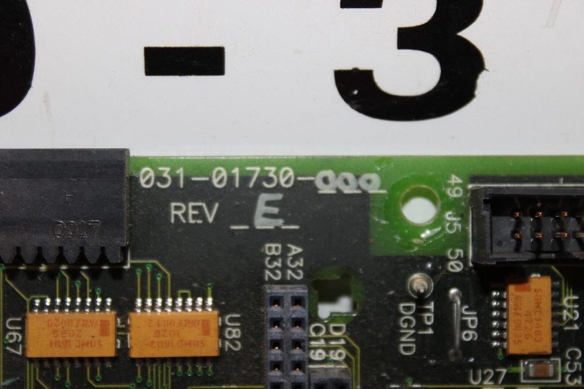 Used YORK HVAC CHILLER CONTROL CIRCUIT BOARD 031-01730-000 REV. E W/ 4MB MEMORY