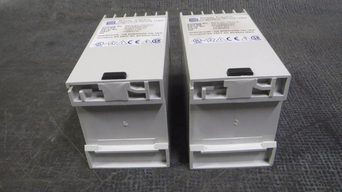 Used (1) BASLER ELECTRIC BE3-27 UNDER VOLTAGE RELAY 120 VAC MODEL: BE3-27-1A1N2