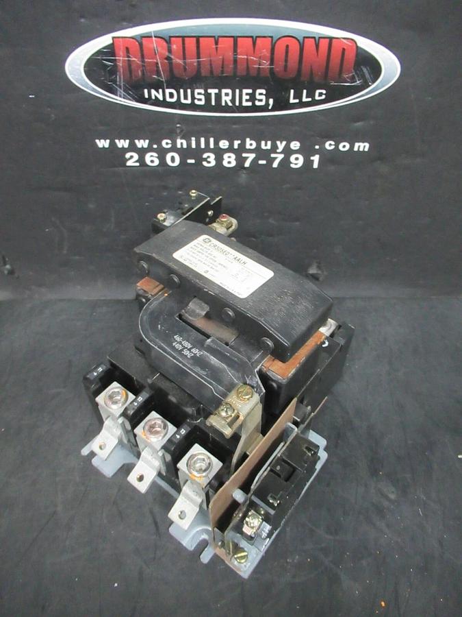 Used GE CONTACTOR CR305E0**AALH NEMA SIZE 3 600 VAC 100 AMP 50 HP 480 VOLT COIL
