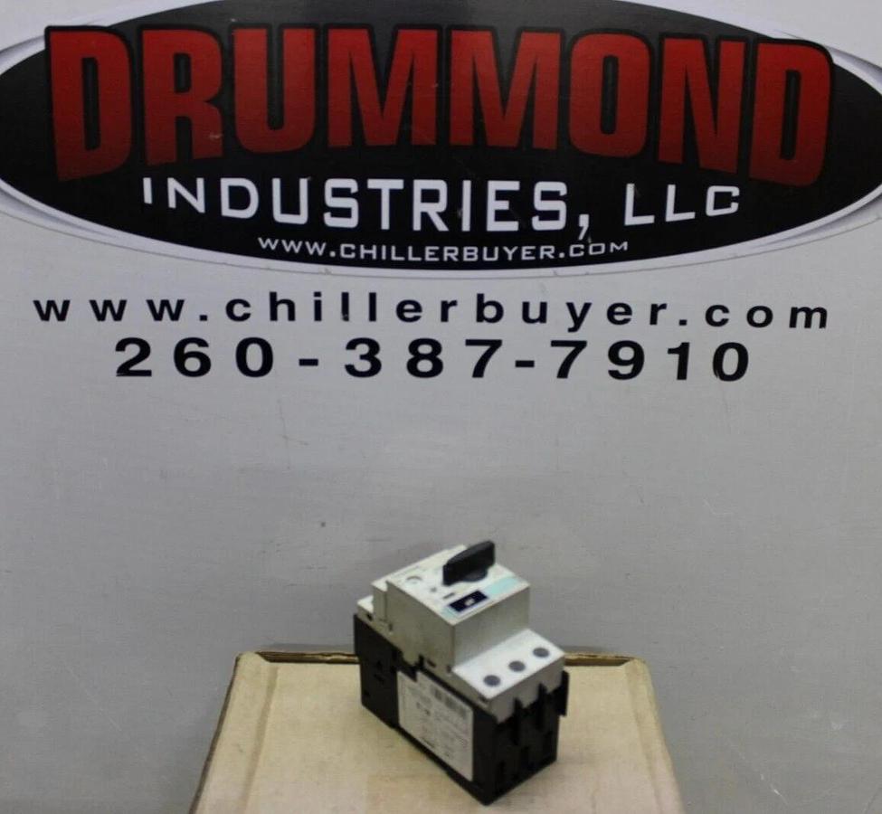Used SIEMENS MANUAL MOTOR STARTER 3RV1021-1CA10 600 VAC 2.5 AMP 2HP **WARRANTY**