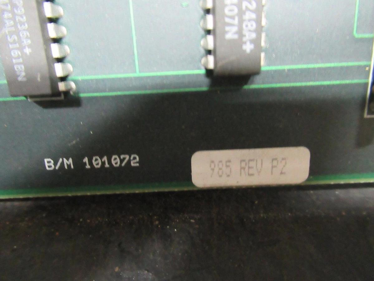 Used EXIDE PARALLEL I/O BOARD 101072985 REV. P2 118302776 REV. P2 *WARRANTY*