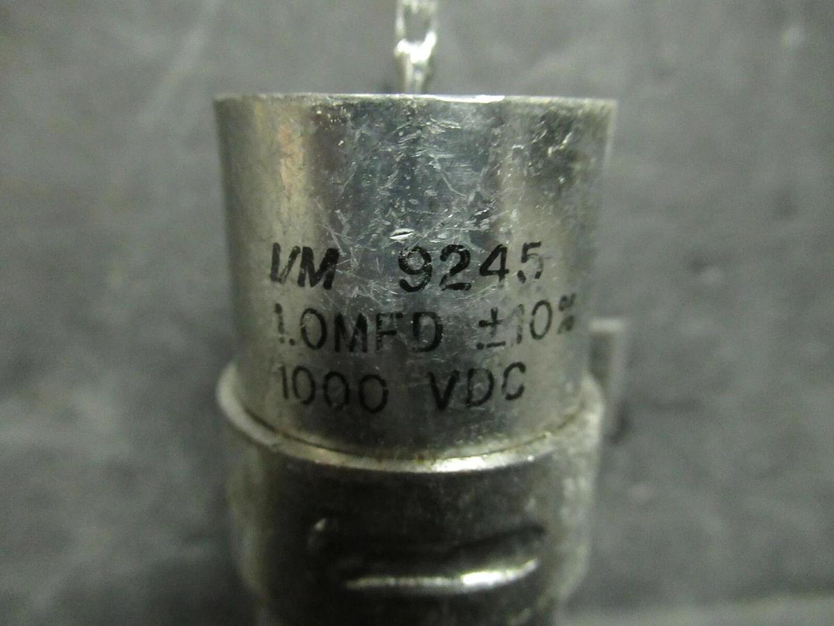 Used I/M SPEC 9245 ALUMINUM CASED CAPACITOR 1 uF 1.0 MFD 1000 VDC 15839 120525-006