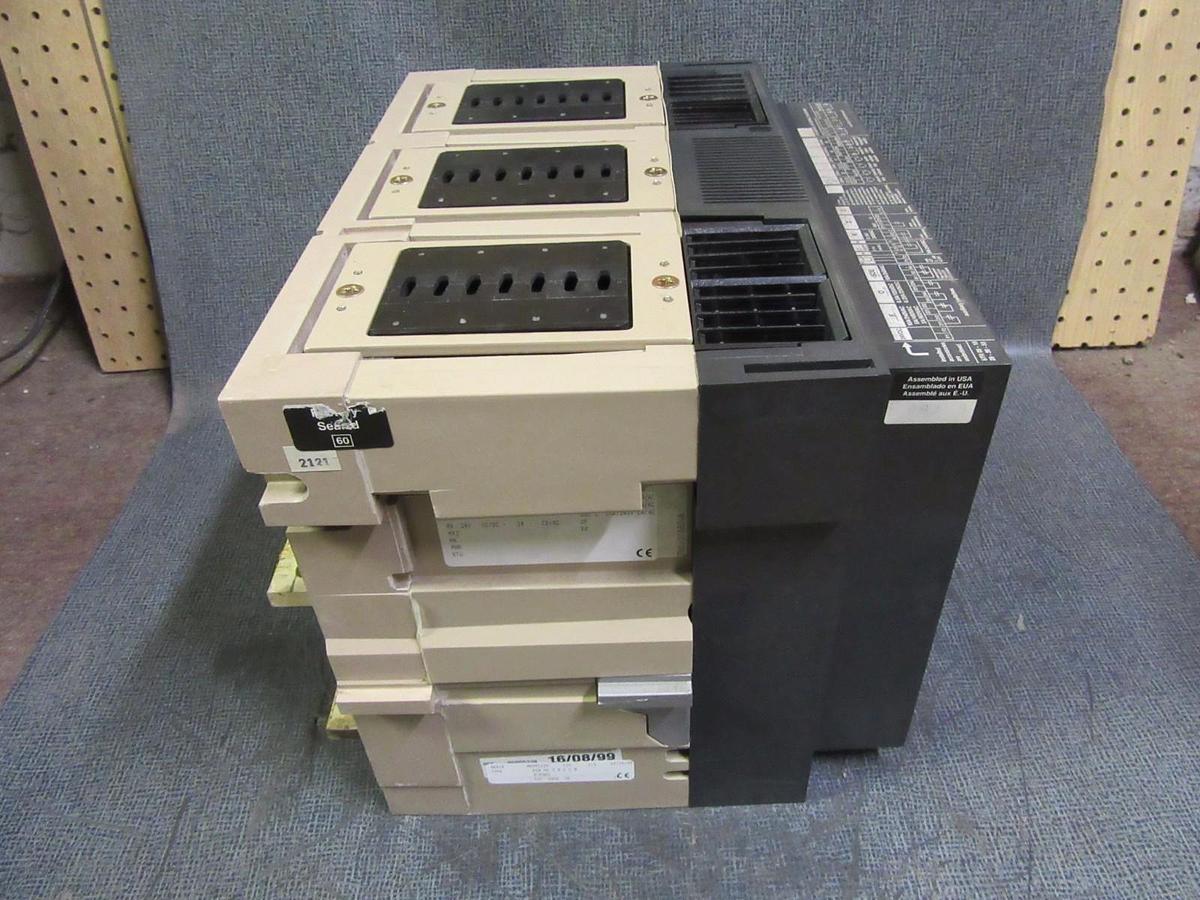 Used 800 AMP SQUARE D MP08H1 MASTERPACT BREAKER 800A 3P 600V  STR58U W/ LSI MP08HI