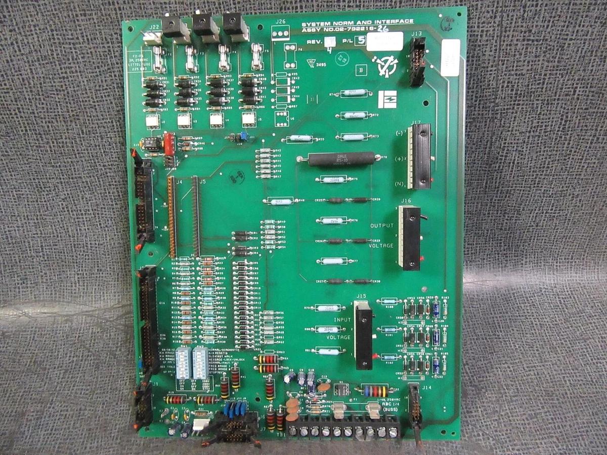 Used LIEBERT SYSTEM NORM & INTERFACE BOARD ASSY 02-792216-26 REV4 *WARRANTY INCLUDED*