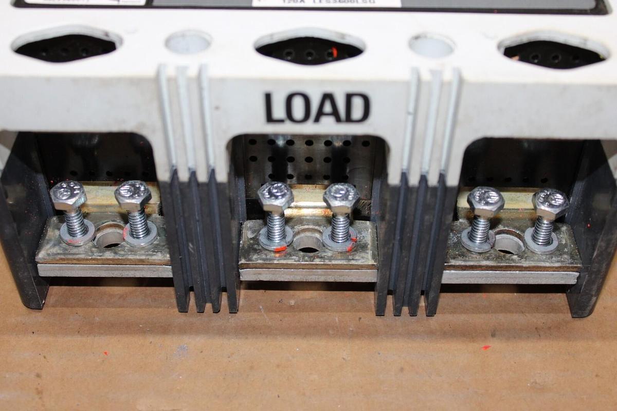 Used CUTLER HAMMER CIRCUIT BREAKER LD3600F 600 AMP 3-POLE 600 VAC LD-35K