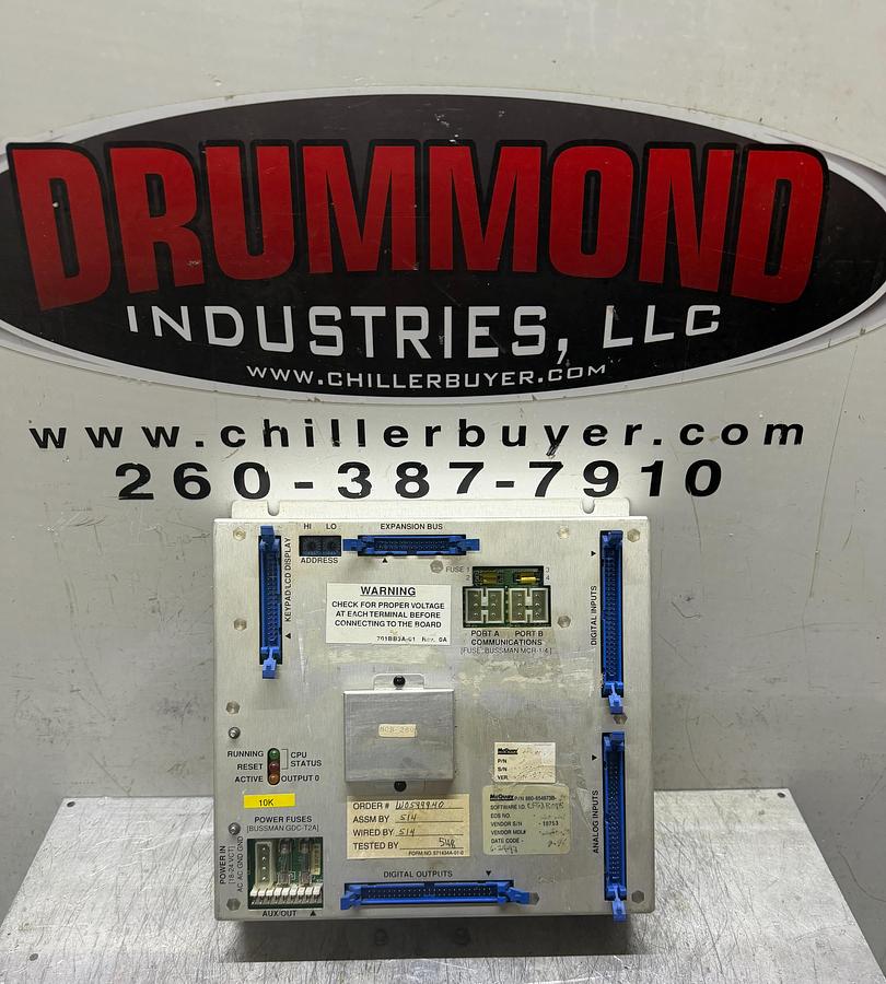 Used MCQUAY CHILLER CONTROL MODULE 860-