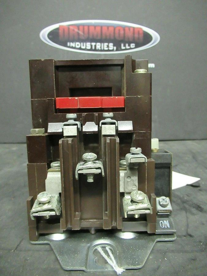 Used CUTLER HAMMER CONTACTOR C10CN3 SER. A1 27 AMP 600 VAC 10 HP 120 VAC COIL