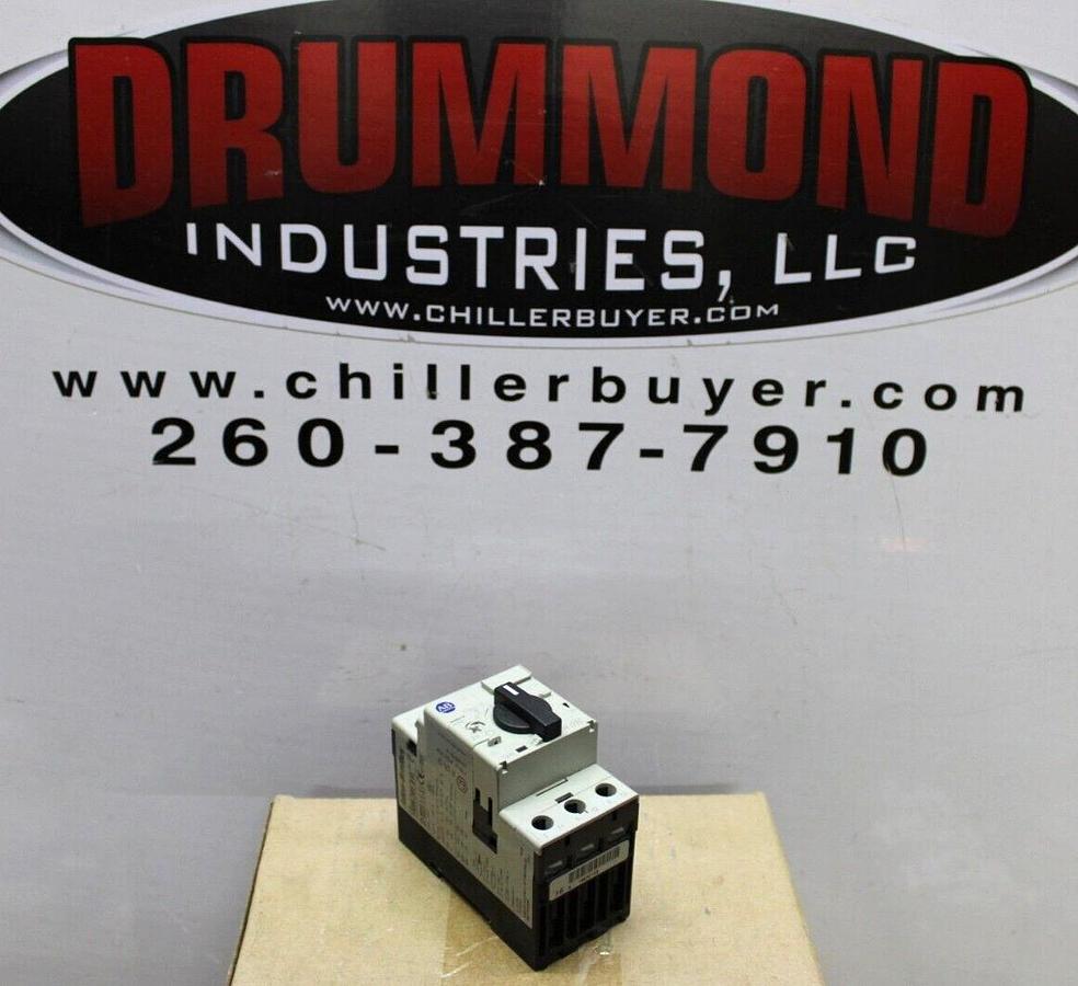 Used ALLEN BRADLEY MANUAL MOTOR STARTER 140M-D8E-B40 600 VAC 4 AMP 3 HP 3-PHASE