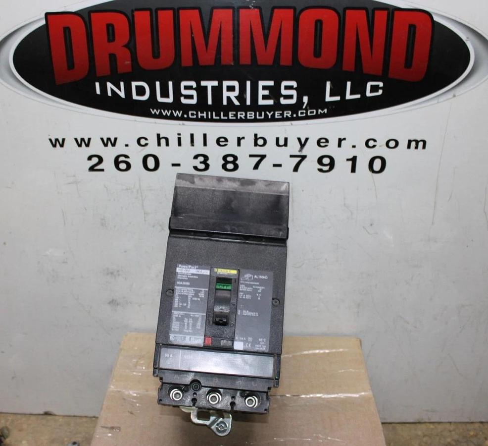 Used SQUARE D POWERPACT I-LINE CIRCUIT BREAKER HGA36050 50 AMP 600 VOLT 3-POLE