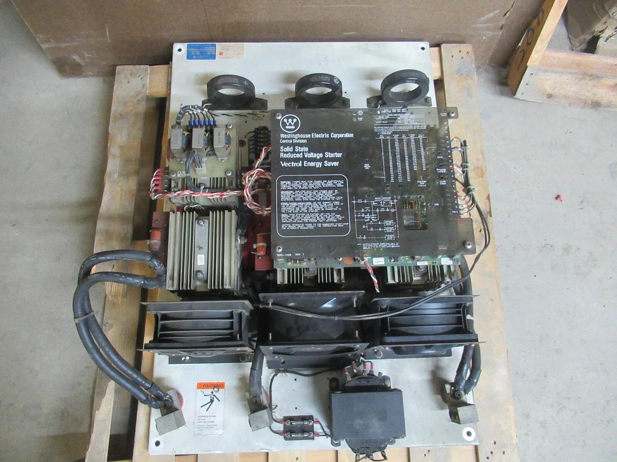 Used WESTINGHOUSE 400 HP 480 AMP SOLID STATE REDUCED VOLTAGE STARTER 480 VAC VECTROL