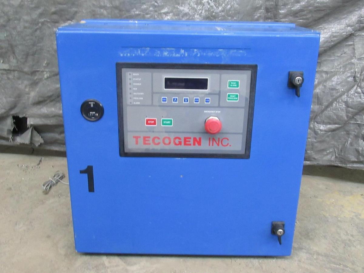 Used TECOGEN TECOCHILL CH-175 CHILLER CONTROL PANEL INTERFACE R-22 208/230 VAC 1 PH