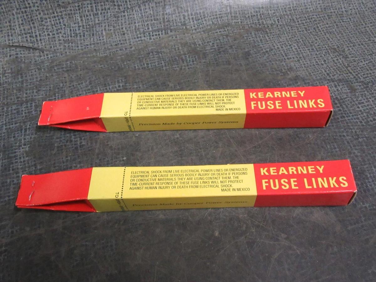 Used KEARNEY FUSE LINKS TYPE QA SURPLUS NIB 20A 6420-2T