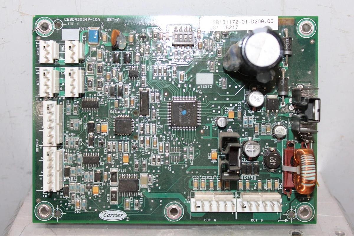 Used CARRIER HVAC CHILLER CONTROL CIRCUIT BOARD CEPL130349-01 CEBD430349-10A