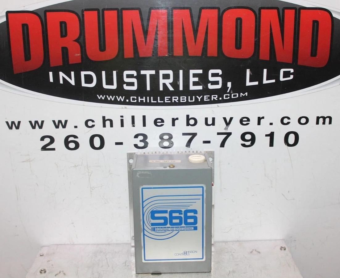 Used JOHNSON CONTROLS S66 ELECTRONIC FAN SPEED CONTROLLER S66DC-1 8 AMP 480 VAC