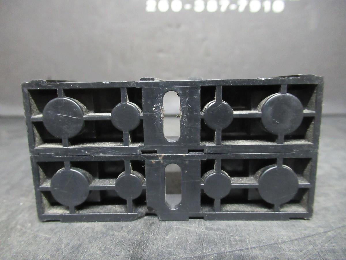 Used LITTELFUSE TWO POLE FUSE BLOCK L60030M-3PQ 600 VOLT 30 AMP **WARRANTY INCLUDED**