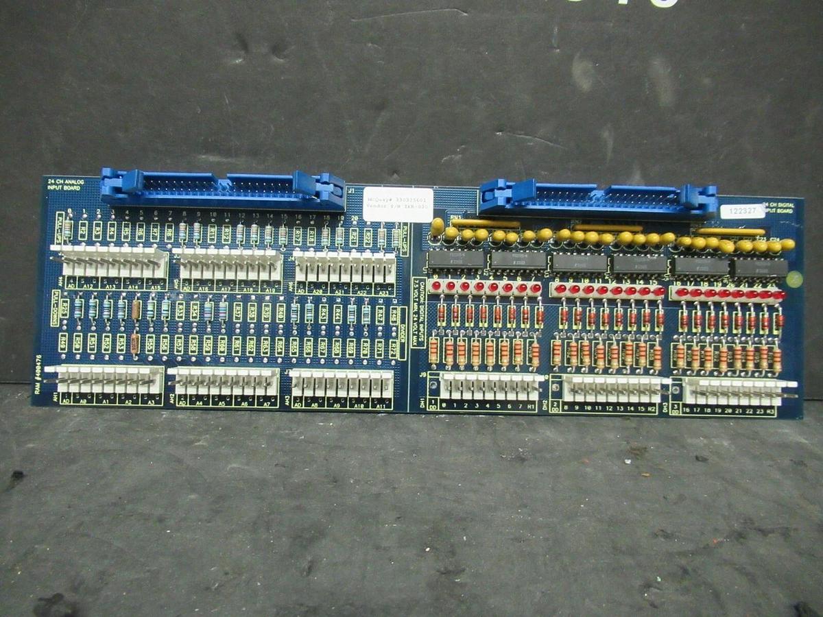 Used MCQUAY 24 CHANNEL ANALOG INPUT BOARD CIRCUIT BOARD 330325601 RAM# 400476