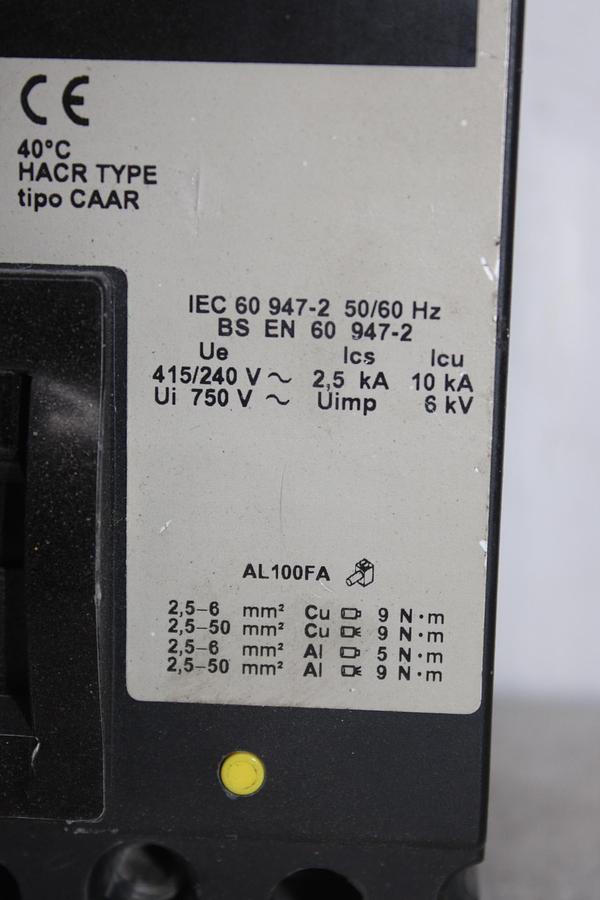 Used SQUARE D CIRCUIT BREAKER FAL34090 90 AMP 480 VAC 3-POLE **WARRANTY**