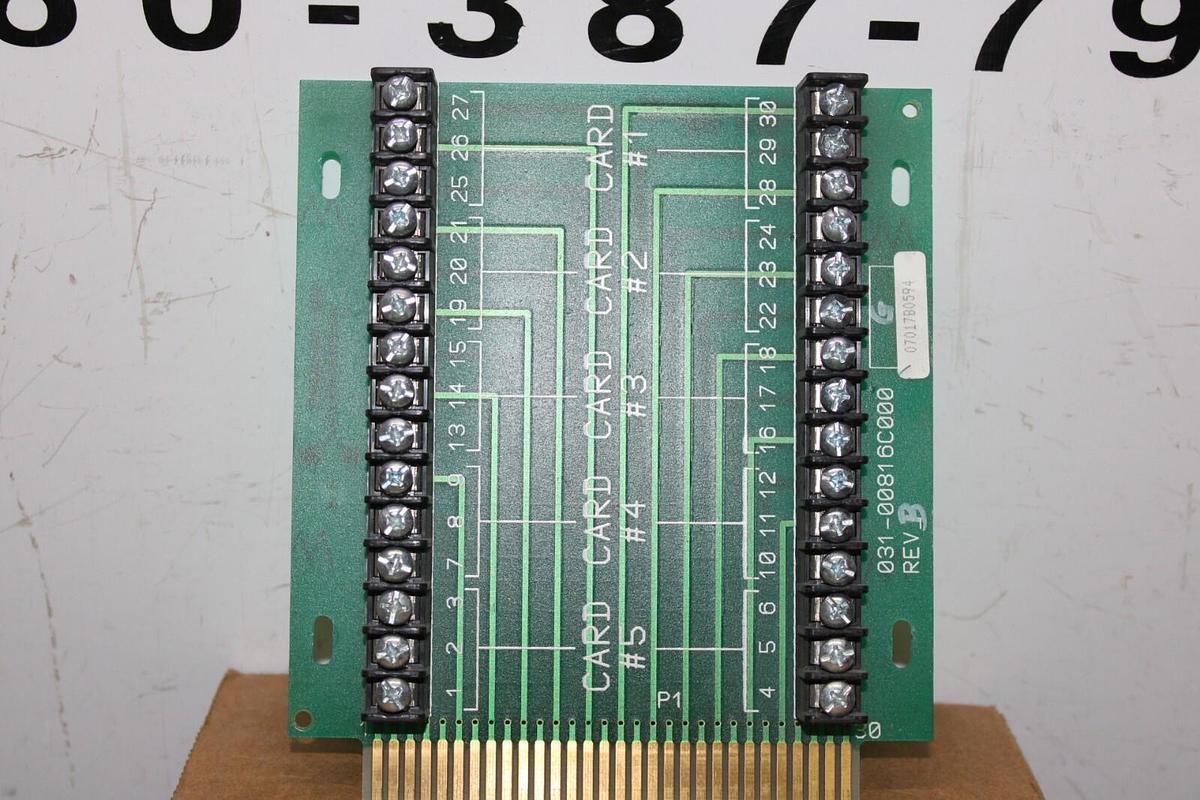 Used YORK CODEPAK CHILLER CONTROL CARD 031-00816C000 REV. B **WARRANTY**