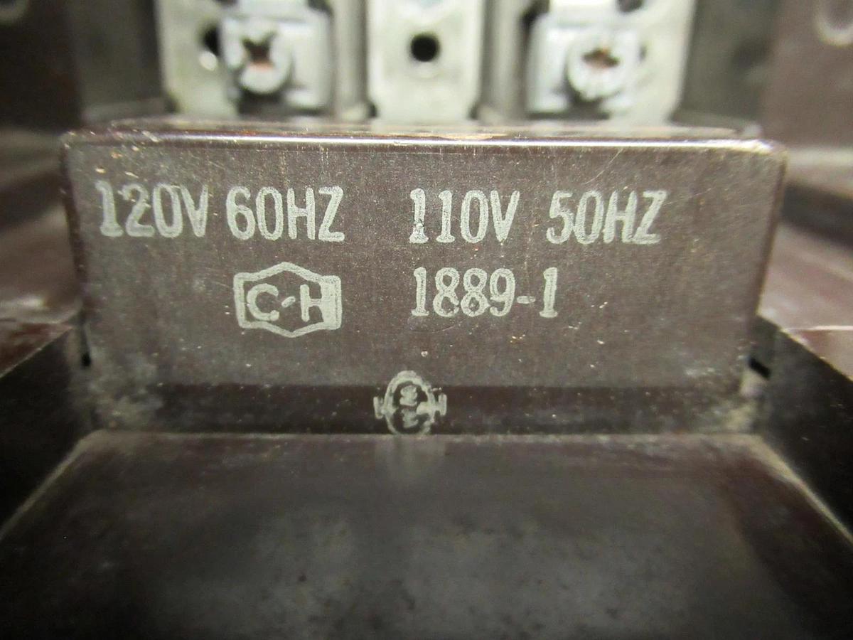 Used CUTLER-HAMMER CONTACTOR C32JN3 120 AMP 600 VOLT 3-PHASE COIL: 110/120V
