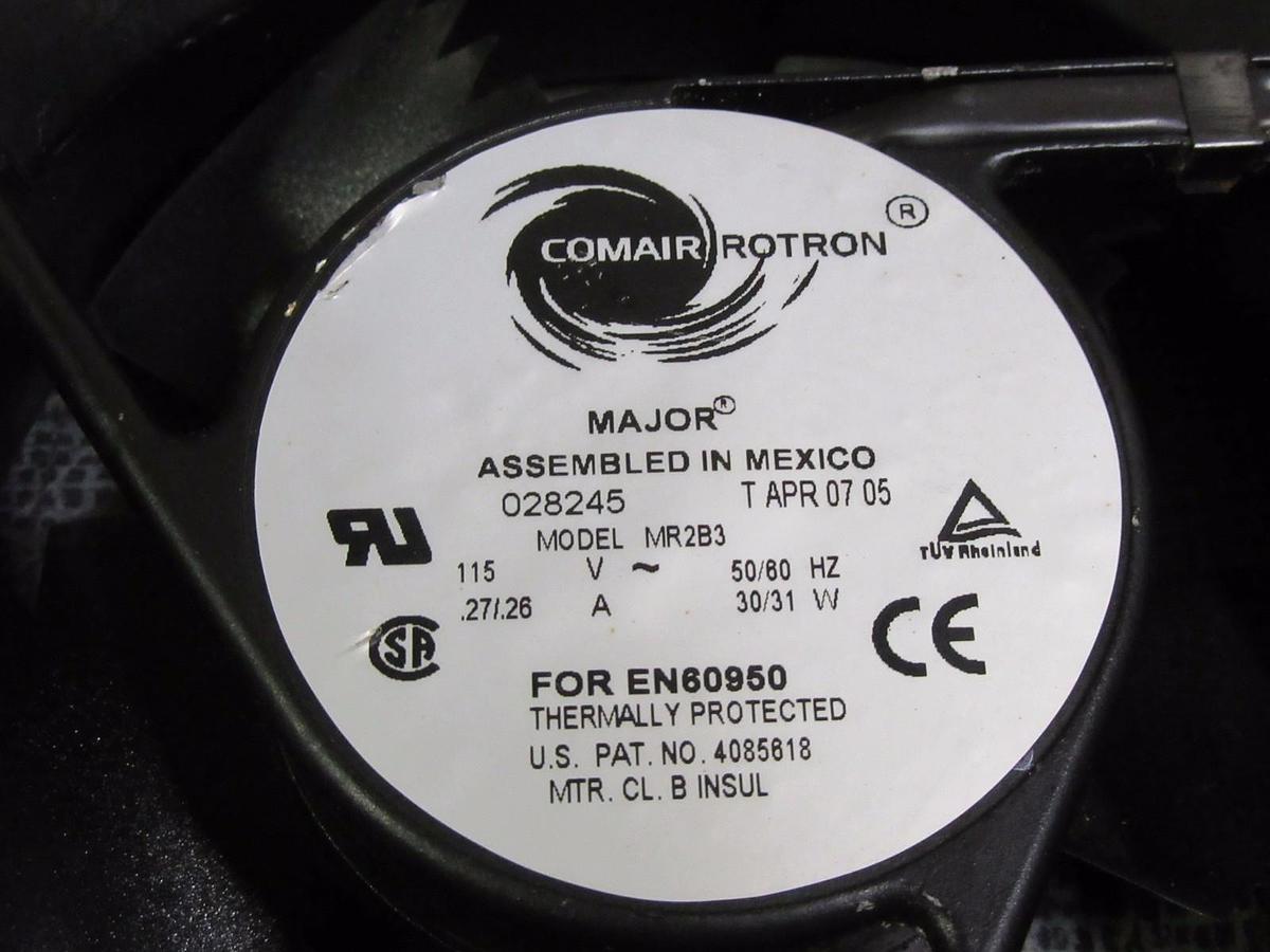 Used COMAIR ROTRON OEM "MAJOR" COOLING FAN 115 VAC 0.27 AMP 30 WATT MODEL: MR2B3
