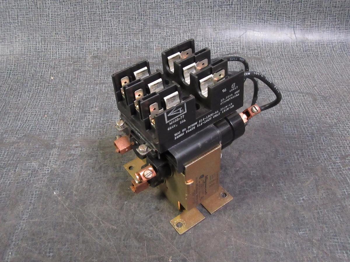Used MAGNECRAFT FUSIBLE MERCURY RELAY 35 AMP 3 PHASE 480V MODEL: ML35AAA-001S-120A