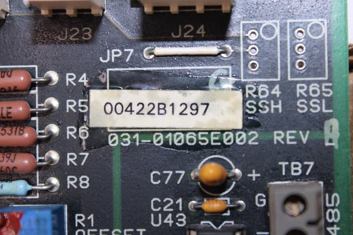 Used YORK HVAC CHILLER CONTROL CIRCUIT BOARD 031-01065E002 REV. A *WARRANTY INCLUDED*
