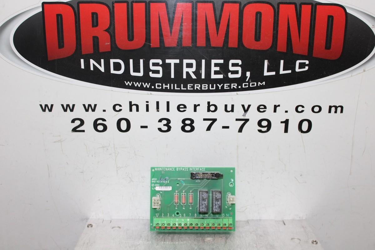 Used APC MAINTENANCE BYPASS INTERFACE CIRCUIT BOARD 640-4210A REV. 2 **WARRANTY**