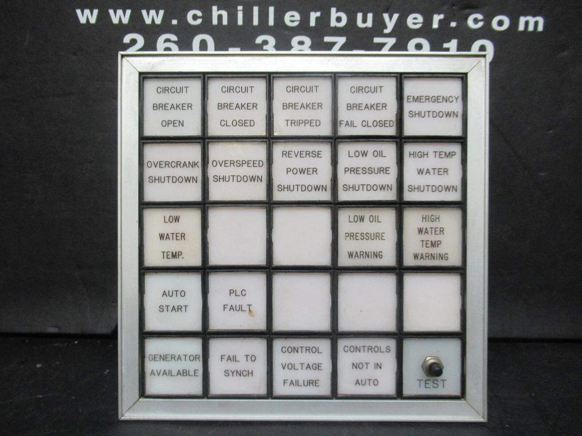 Used RONAN ENGINEERING DISPLAY LB5500 ANNUNCIATOR FAULT LOCATOR 24 VDC 0.5 AMP