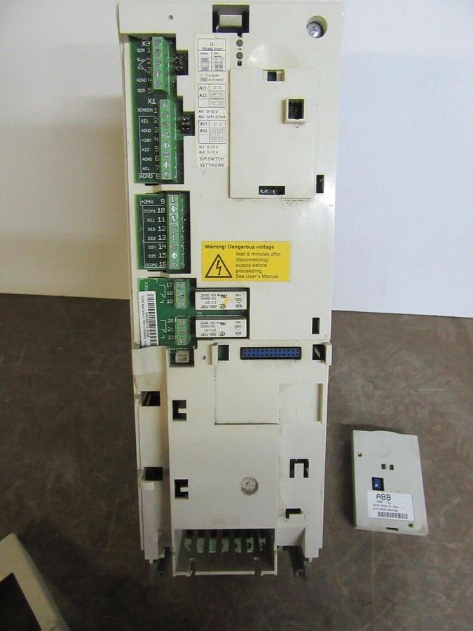 Used ABB INVERTER DRIVE ACS401000932 380/480 VOLT 11.6/15.3 AMP 63/250 HZ