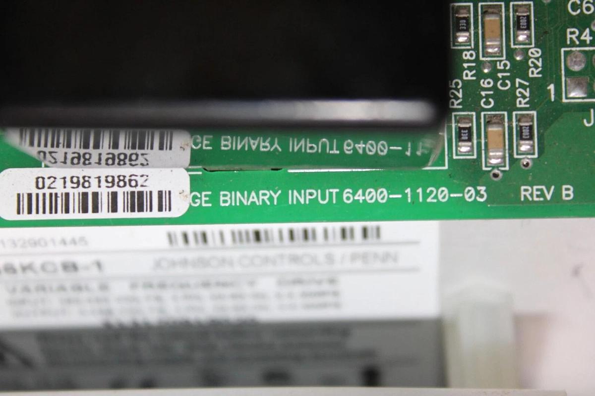 Used TRANE HIGH VOLTAGE BINARY CIRCUIT BOARD 6400-1120-03 REV. B X13650729050 REV. J