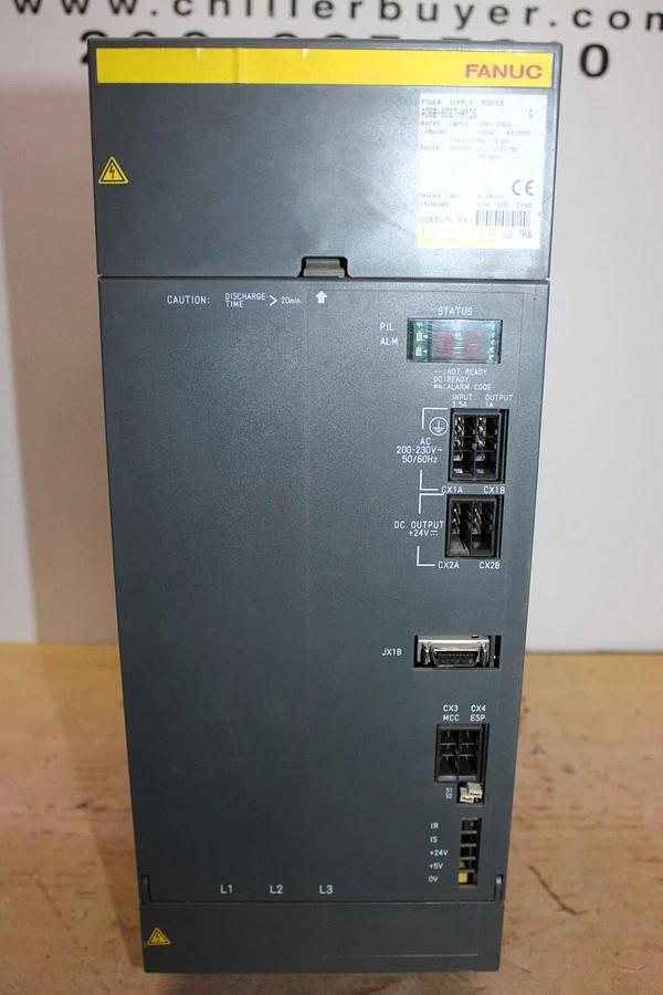 Used FANUC POWER SUPPLY MODULE A06B-6087-H126 230 VAC 29.8 kW 106 AMP 325 VDC