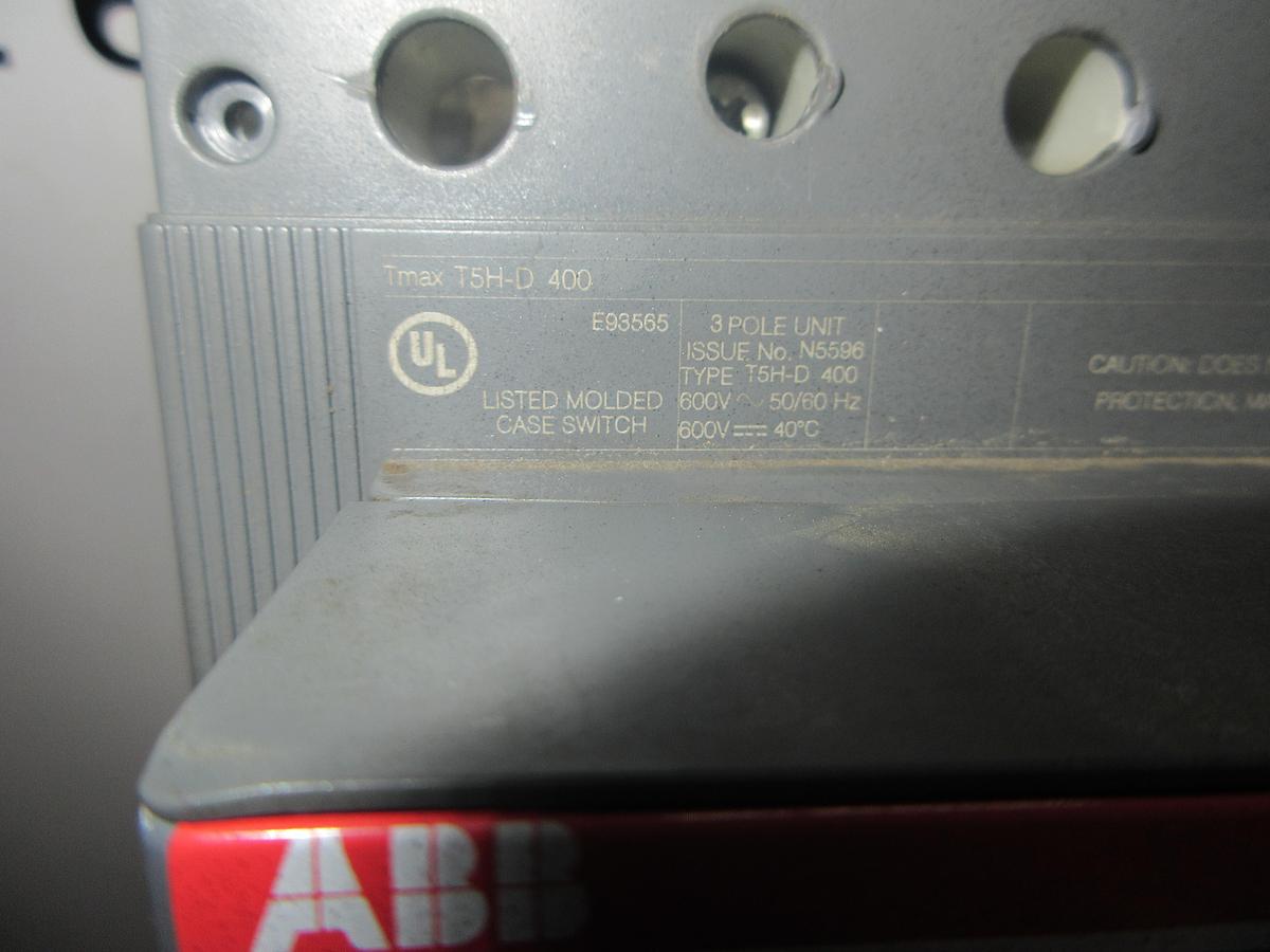 Used ABB MOLDED CASE SWITCH SACE S4 S4H-D 250 AMP 600 VAC 3-POLE