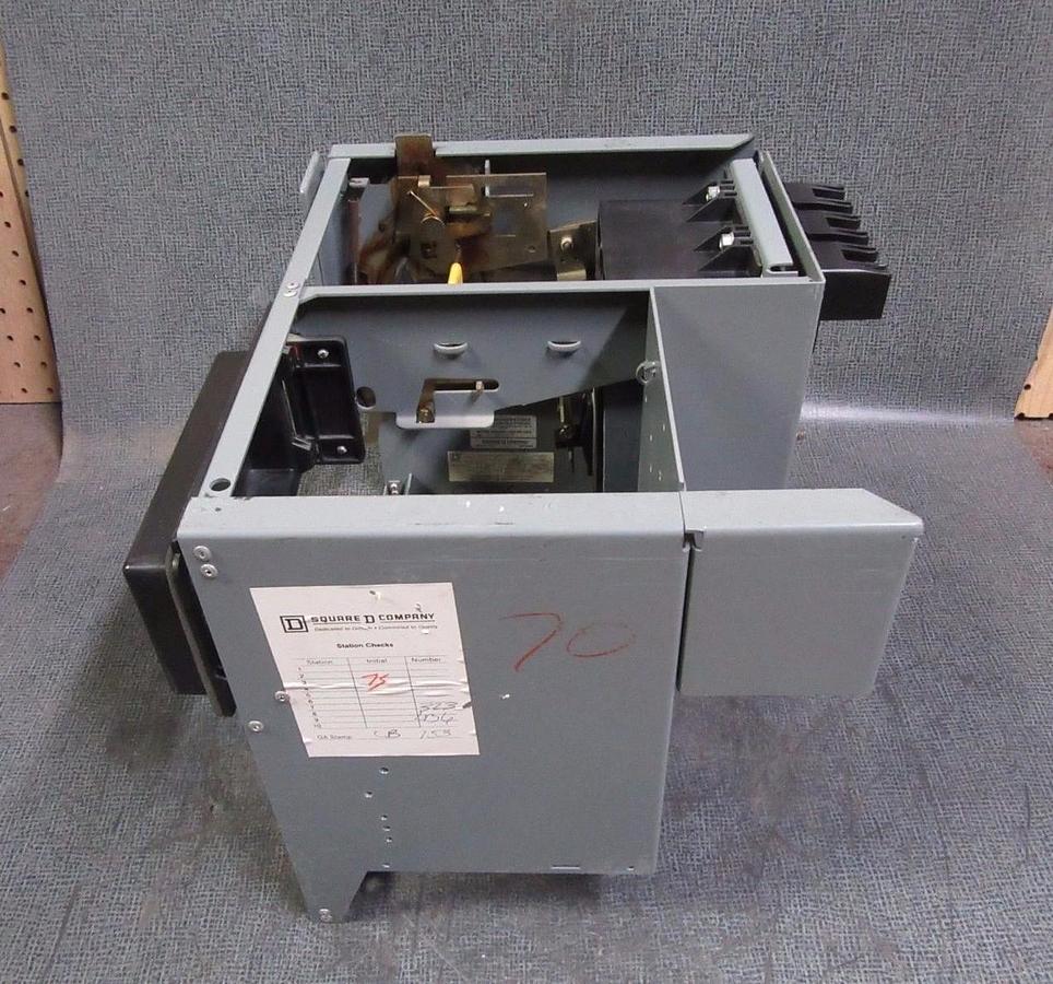 Used SQUARE D MODEL 5 MCC 12" FEEDER BUCKET W/ 7 AMP FHP3600712M FAL3600712M BREAKER