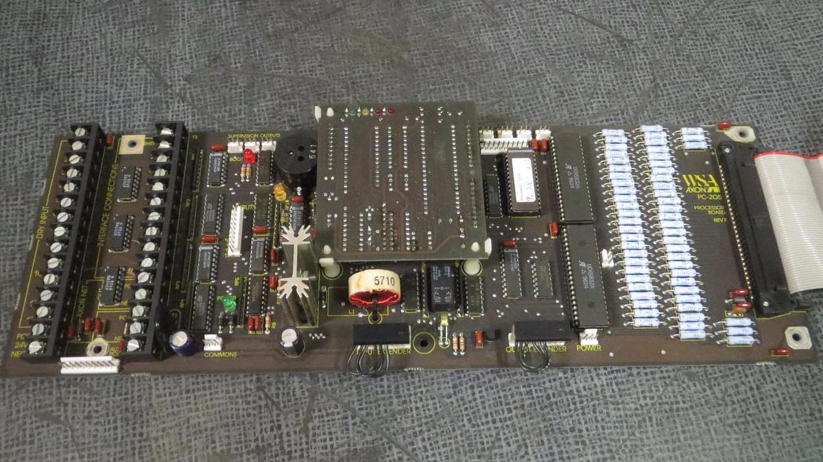 Used WSA AXON DOLBY PROCESSOR CIRCUIT BOARD PC-205 REVISION F  # PC-205
