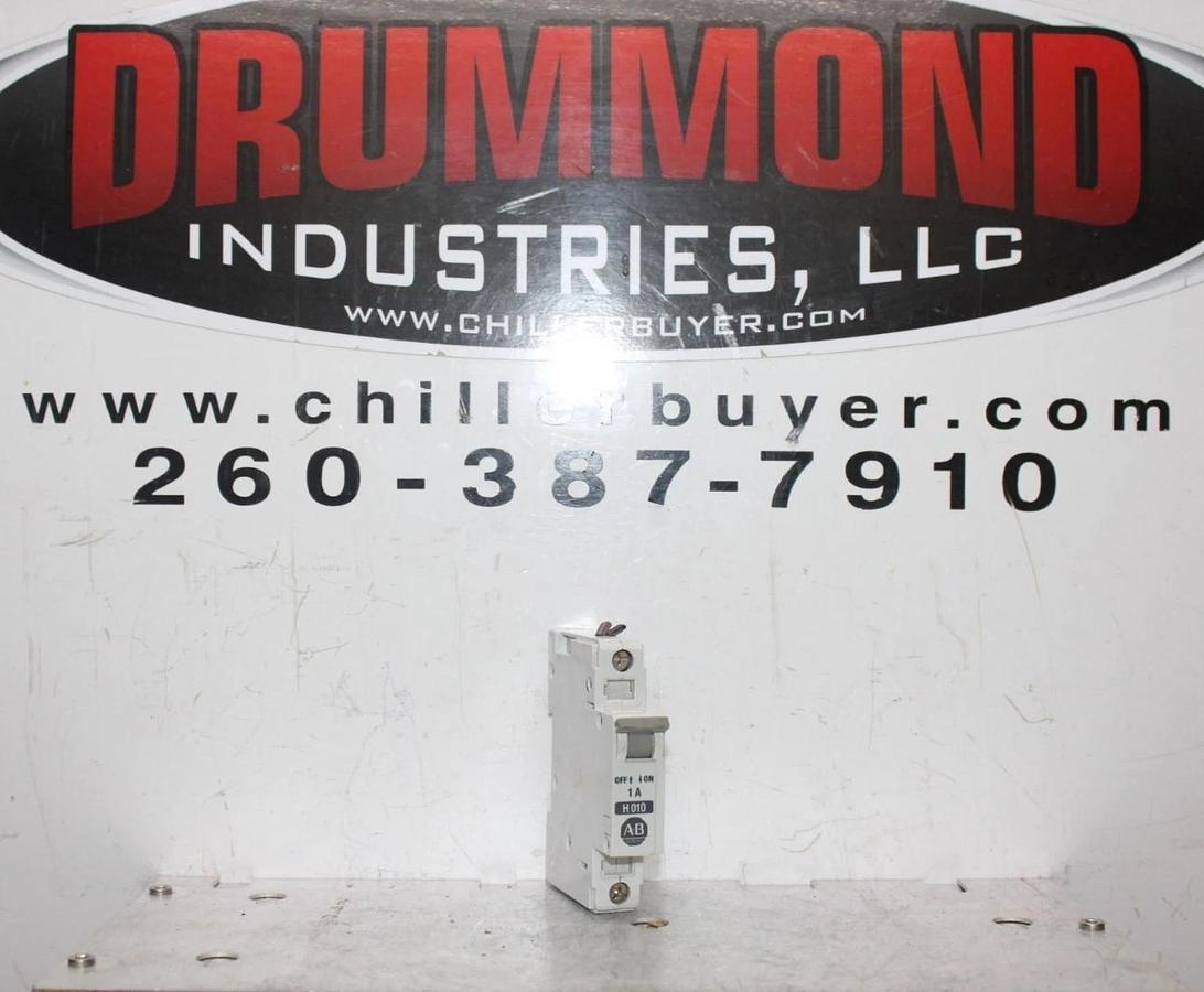 Used ALLEN BRADLEY CIRCUIT BREAKER 1492-CB1 SINGLE POLE 1 AMP 277 VAC H010