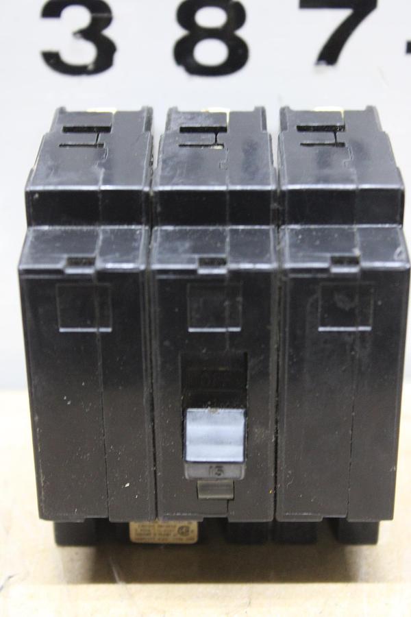 Used SQUARE D CIRCUIT BREAKER EH34020HID 20 AMP 480 VAC 3-POLE